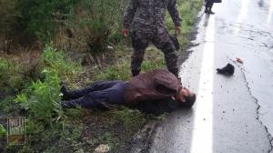Accidente de la patrulla en la carretera La Barca a Atotonilco.