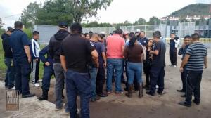 Elementos de la Polícia Michoacán Unidad Morelia, exigen la destitución del comisionado