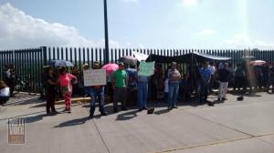 Segundo día de pago a maestros, CNTE se manifiesta