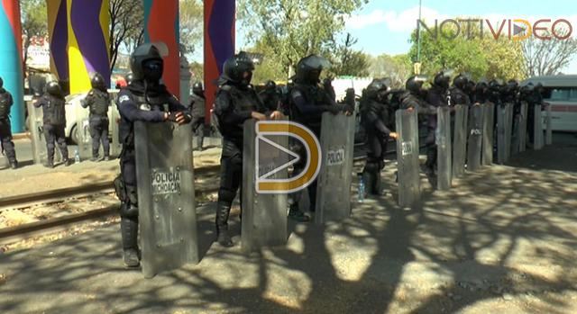 Mantienen Guardia Policial en las Vías Férreas de Michoacán