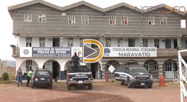 Atacan Fiscalía y Secretaría de Seguridad Pública en Maravatío