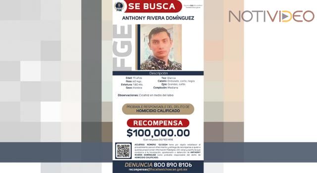 Antony Rivera, presunto homicida de precandidato de Morena en Maravatío