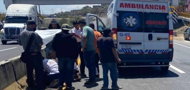 Se accidenta motociclista en la Morelia-Salamanca 