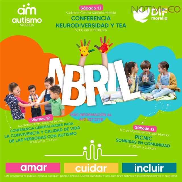 DIF Morelia invita a las actividades “Creando Comunidad - Morelia incluyente”