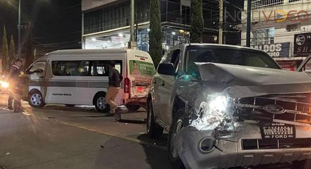 Se registran tres accidentes automovilísticos en diferentes puntos de Morelia 