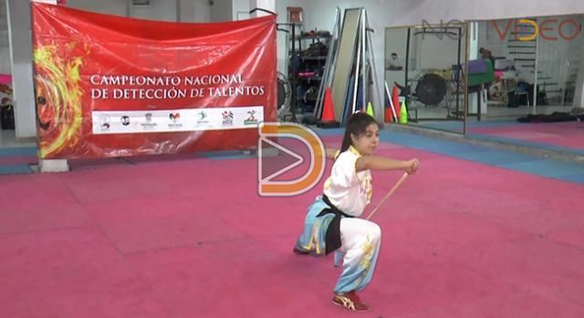 Alexa, atleta michoacana que pone en alto a México en Wushu Kung Fu