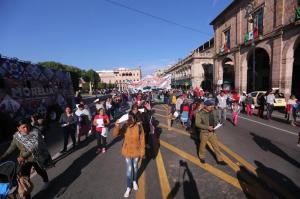 Marchan en memoria del movimiento de 1968