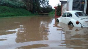 Intensas lluvias provocan inundaciones en Morelia