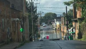 Intensas lluvias provocan inundaciones en Morelia