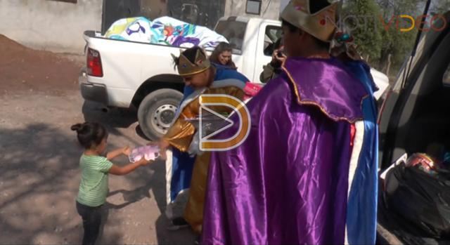 Tuiteros llevan a Los Reyes Magos a comunidades rurales de Morelia