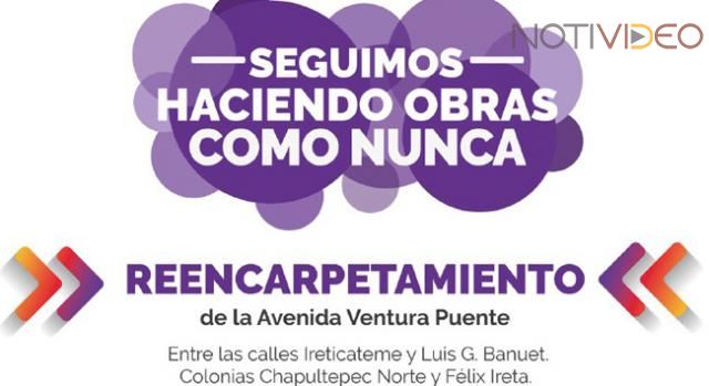 Ayuntamiento de Morelia arrancará reencarpetamiento en Ventura Puente