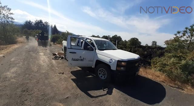 Por lo menos un civil resultó muerto en el tiroteo esta mañana en Angahuan 