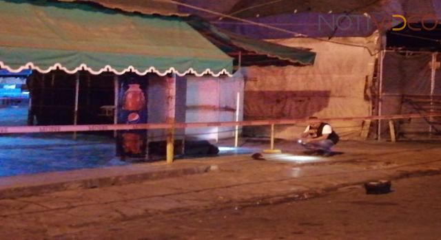 Un sujeto es asesinado en una taquería