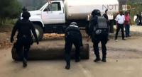 Fuerzas de seguridad mantienen el libre tránsito en carretera Tepalcatepec-Coalcomán