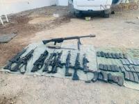 Tras operativo en Tanhuato, se aseguraron 10 fusiles, 647 cartuchos y 177 dosis de drogas