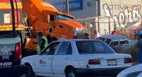 Tren embiste un tráiler en el libramiento sur
