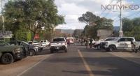 Registran tiroteo entre agentes de la FGE y delincuentes en Zinapécuaro
