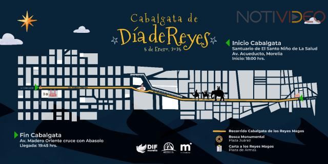 Falta poco para la Cabalgata de Día de Reyes en Morelia