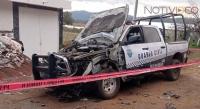Atacan base policial comunal en Tangamandapio