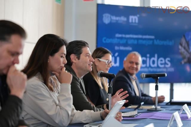 Morelia, municipio líder en Presupuesto Participativo: Alfonso Martínez