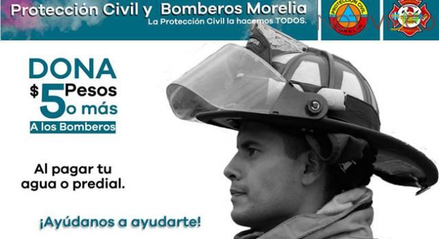 Protección Civil y Bomberos de Morelia invita a la campaña “Ayúdanos a Ayudarte”