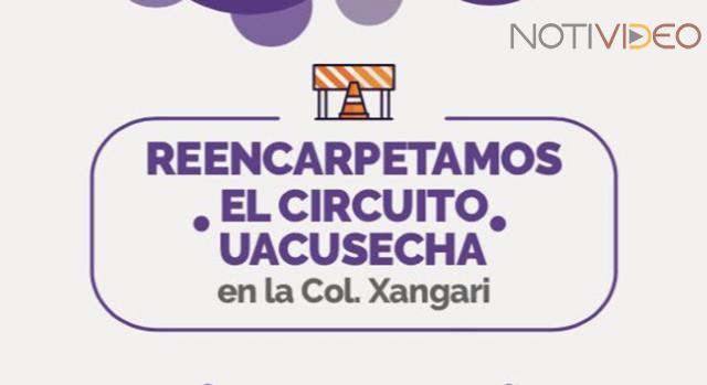Ayuntamiento de Morelia iniciará rehabilitación de importante vialidad en Xangari