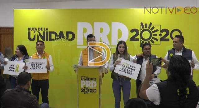 Exige PRD al presidente proteger y escuchar a las mujeres 
