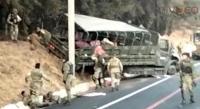 Militares se accidentan en la Autopista Siglo XXI