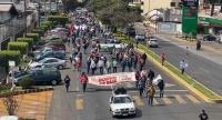En Apoyo a Educación Indígena, Marcha la CNTE en Uruapan