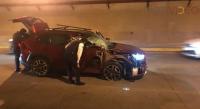 Accidente en el túnel del Ramal Camelinas deja cuantiosos daños materiales