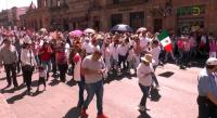 Salen cerca de 30 mil michoacanos a marchar por el INE