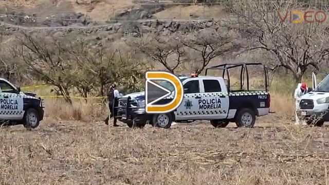 Hallan a hombre ejecutado en la colonia Valle de los Manantiales, Morelia 