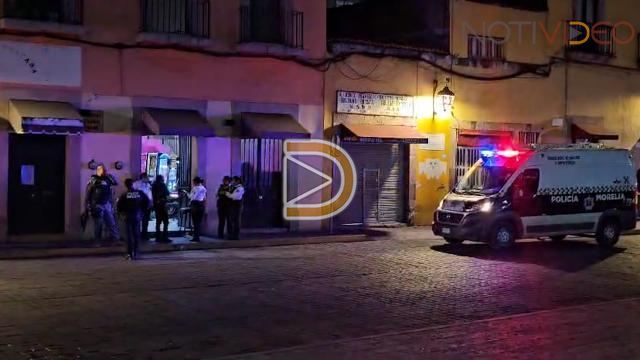 Una persona herida a balazos en local de maquinitas de Plaza Carrilo en Morelia