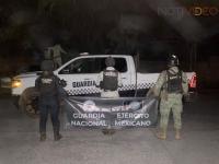 Aseguran patrulla clonada de Guardia Civil en Apatzingán