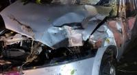 Familia sufre aparatoso accidente vial en Tuxpan;  un bebé y un adulto fallecieron. 
