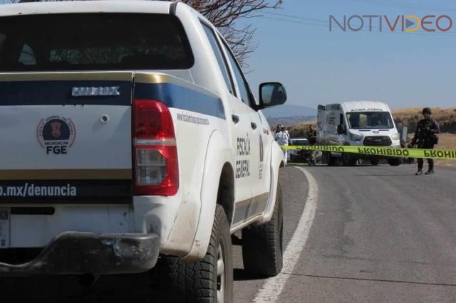 Hallan a hombre asesinado y maniatado en la región de Cuitzeo 