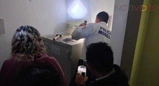 Delincuentes desactivan cámaras y alarma para robar un banorte en Morelia 