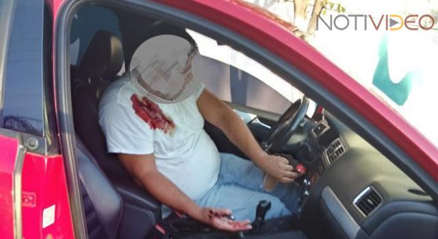 Sujeto es atacado a balazos y resulta herido