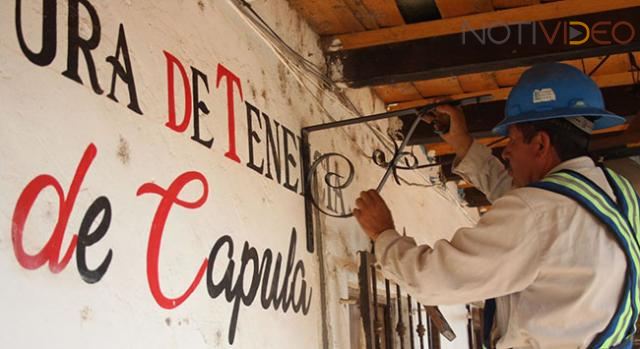 Gran avance muestra el cableado subterráneo en Capula
