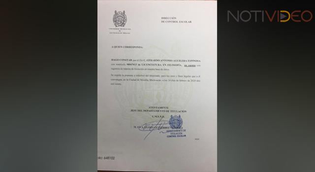 #DicenLosQueSaben que el vocero de Morón firma convenios de publicidad como Licenciado en Filosofía 