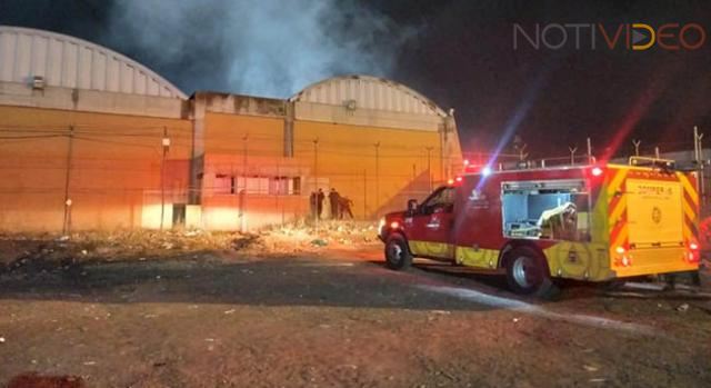 Se incendia taller de carpintería del penal David Franco Rodríguez