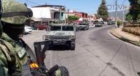 Ejército Mexicano refuerza Uruapan con más de 300 elementos