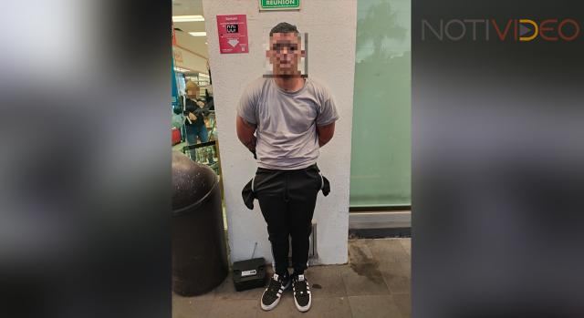 Detiene Policía Morelia a sospechoso de robo en farmacia