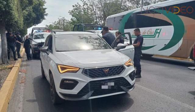 SSP detiene a un hombre con un vehículo robado