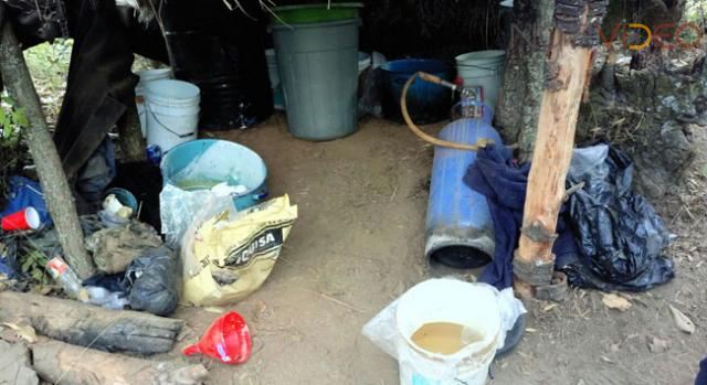 Asegura SSP laboratorio clandestino para la elaboración de droga en Morelia