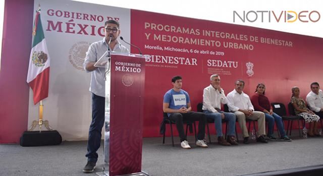 SEDATU invertirá 300 millones de pesos en programa de mejoramiento urbano de Morelia