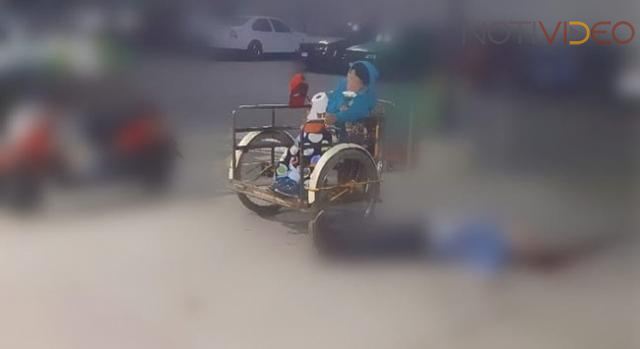 Asesinan a un adulto mayor  afuera de Bodega Aurrera