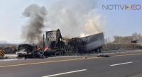 Domingo de bloqueos carreteros en Apatzingán, La Huacana, Gabriel Zamora, Múgica y Taretan