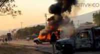Se reporta enfrentamiento entre policías y manifestantes en Carapan.