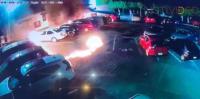 Encapuchados incendian seis vehículos en el estacionamiento de una colonia de Morelia 